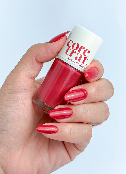 Esmalte Coretrat Vermelho Canela