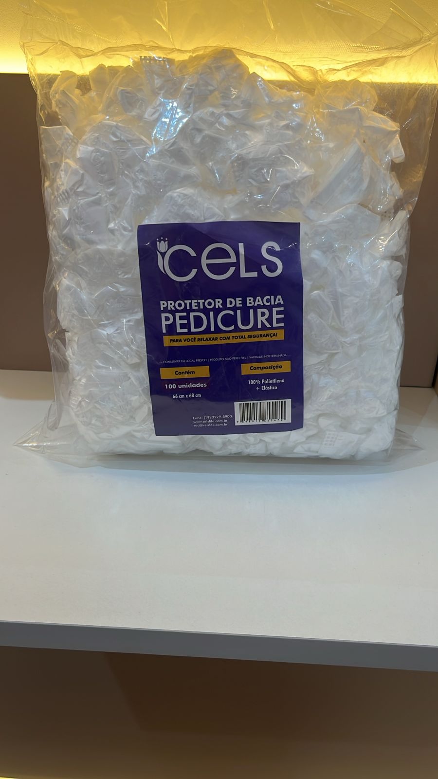 Cels Protetor de Bacia Pedicure - 100un